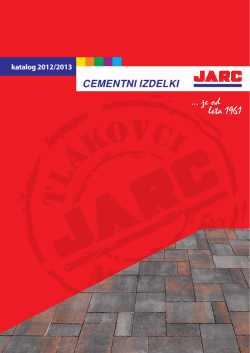 v formatu PDF - Cementni izdelki Jarc