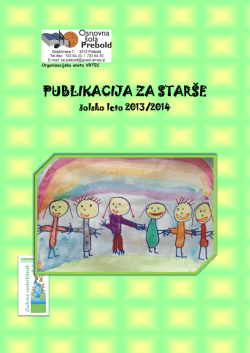 publikacija vrtca šol. leto 2013/14
