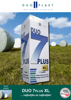 DUO 7PLUS XL najboljša za najboljše!