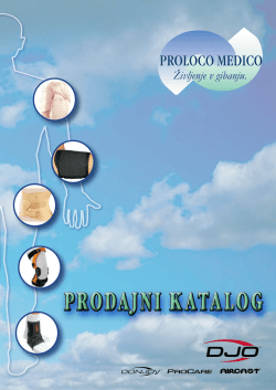 Katalog DonJoy - Proloco Medico