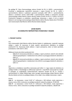 JAVNI RAZPIS za dodelitev neprofitnih stanovanj v najem (.pdf)