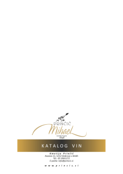 Katalog vin - pdf