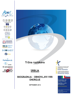 Srbija - Biogradnja – obnovljivi viri energije
