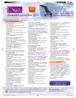 slovenskih pravnikov 2011