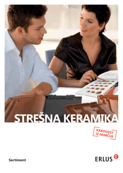 STREŠNA KERAMIKA - Slovenijales Trgovina d.o.o.