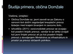 Potenciali izboljšanja JPP v slovenskih občinah