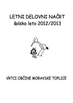 LDN 2012-2013 - Vrtci občine Moravske Toplice