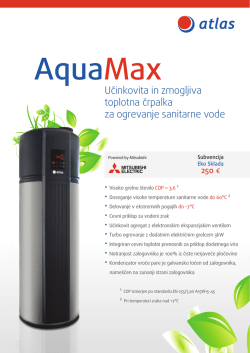 Prospekt AquaMax 300 - Atlas Trading d.o.o.