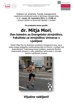 dr. Mitja Mori,