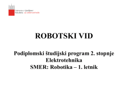 ROBOTSKI VID - Laboratorij za slikovne tehnologije