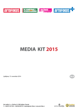 MEDIA KIT 2015