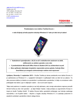 Toshiba Encore tablica 8inch z Windows 8.1