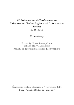 ITIS2014-proceedings