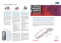 Oracle storitve - PDF - Outsourcing S&T Slovenija dd