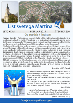 List svetega Martina 610.pdf - Župnija Šmartno pod Šmarno goro