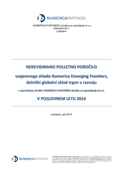 Polletno poročilo 2014