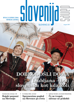 avgust - Urad Vlade Republike Slovenije za Slovence v zamejstvu in