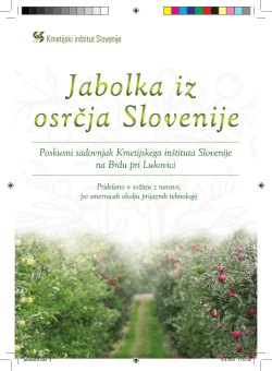 Jabolka iz osrčja Slovenije - opisi sort - Spletna stran KIS