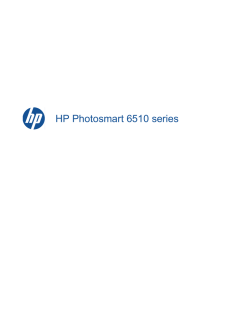 1 Pomoč za HP Photosmart 6510 series