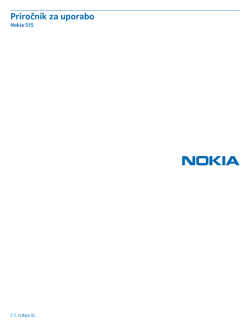 Nokia 515 - Priročnik za uporabo