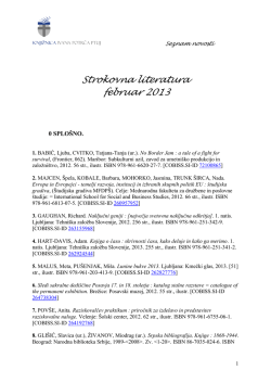 Novosti stroka 201302.pdf - Knjižnica Ivana Potrča Ptuj