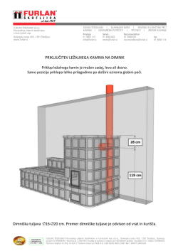 PRIKLJUČITEV LEŽALNEGA KAMINA NA DIMNIK Dimniška tuljava 16