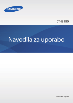 Navodila za uporabo