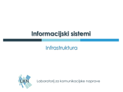 Informacijski sistemi - Laboratorij za informacijske tehnologije