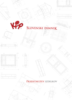Predstavitev izdelkov - Slovenski dimnik Kip