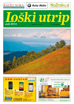 Občinski nagrajenci za leto 2014