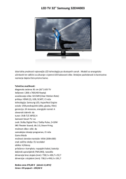 LED TV 32" Samsung 32EH4003