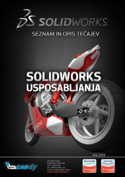 SolidWorks IZOBRAŽEVANJE. - IB