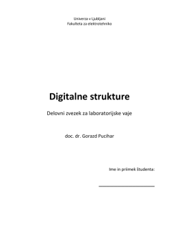 Digitalne strukture - Univerza v Ljubljani