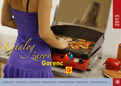 Katalog žarov Gorenc - Plinski Center Novo mesto