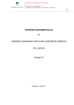 Tehnična dokumentacija - Geodetski inštitut Slovenije
