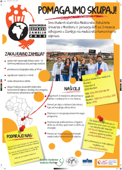 plakat - Zambija 2015