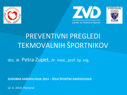 Naslov predavanja - Združenje kardiologov Slovenije