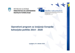 Operativni program 2014-2020