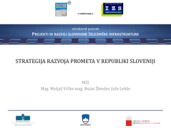 03_Žlender - Strategija razvoja prometa v Republiki Sloveniji