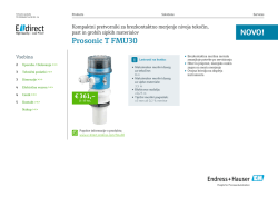 Prosonic T FMU30 (PDF 1,92 MB) - E-direct