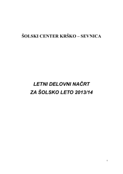 Letni delovni načrt_center_2013-14.pdf - Šolski center Krško
