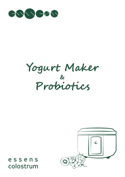 Yogurt Maker Probiotics