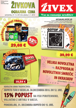 živkova ograjena cena