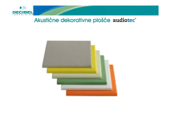 Akustične dekorativne plošče