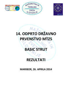 REZULTATI_BasicStrut_14.ODP_Maribor, 26.4.2014