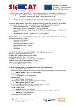 Rezultati mrežnega razpisa (pdf) - Podjetniški center Slovenj Gradec