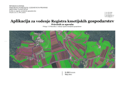 Aplikacija za vodenje Registra kmetijskih gospodarstev