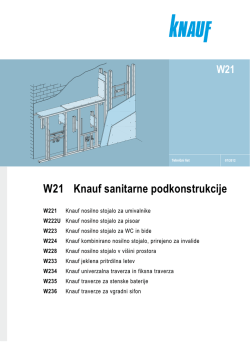 W21 Knauf sanitarne podkonstrukcije