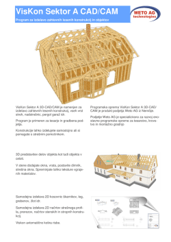 VisKon A prospekt - RASTER, montažne hiše in konstrukcije
