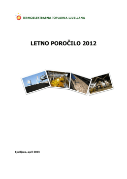 LP 2012 - Termoelektrarna Toplarna Ljubljana